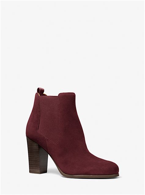 michael kors women's walton suede ankle boots|Lottie Suede Ankle Boot .